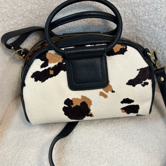 HOBO- Sheila Small Satchel Bag Purse Leather CowhideHandles & Cross Body… - Picture 6 of 10